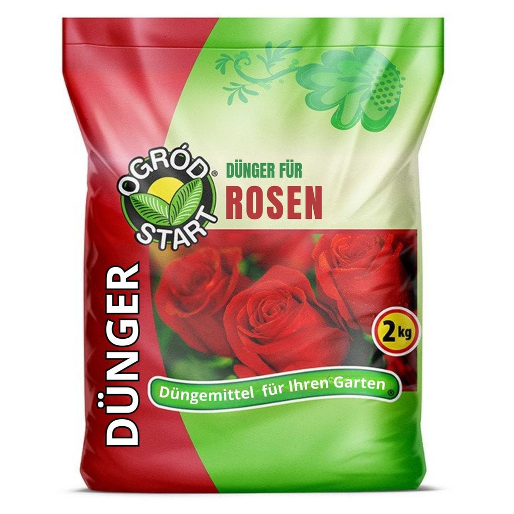 Rosendünger Dünger Für Rosen Pflanzen Alle Rose Arten Kletter Topf Beet NPK 2kg