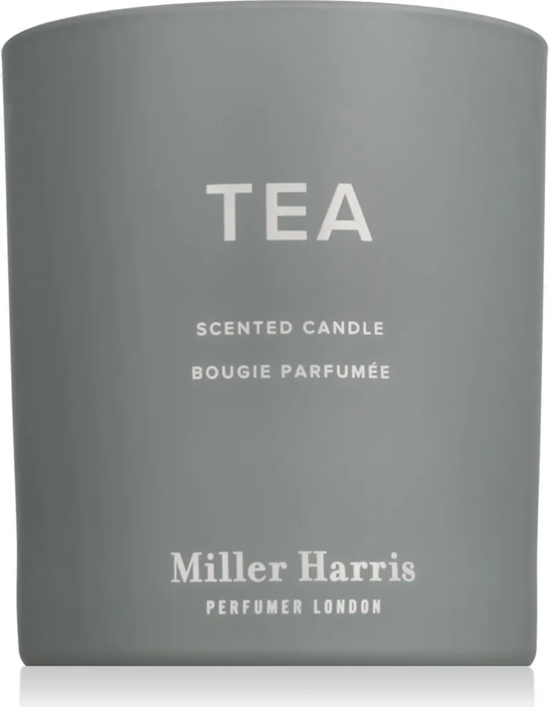 Miller Harris Thé 220g : bougie luxe à la cire naturelle et thé