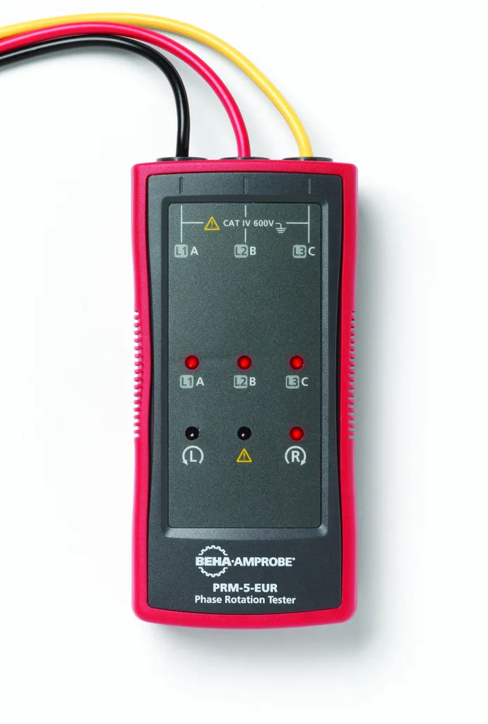 Indicateur de rotation de phase Fluke PRM-5-EUR 4375961 pour moteurs