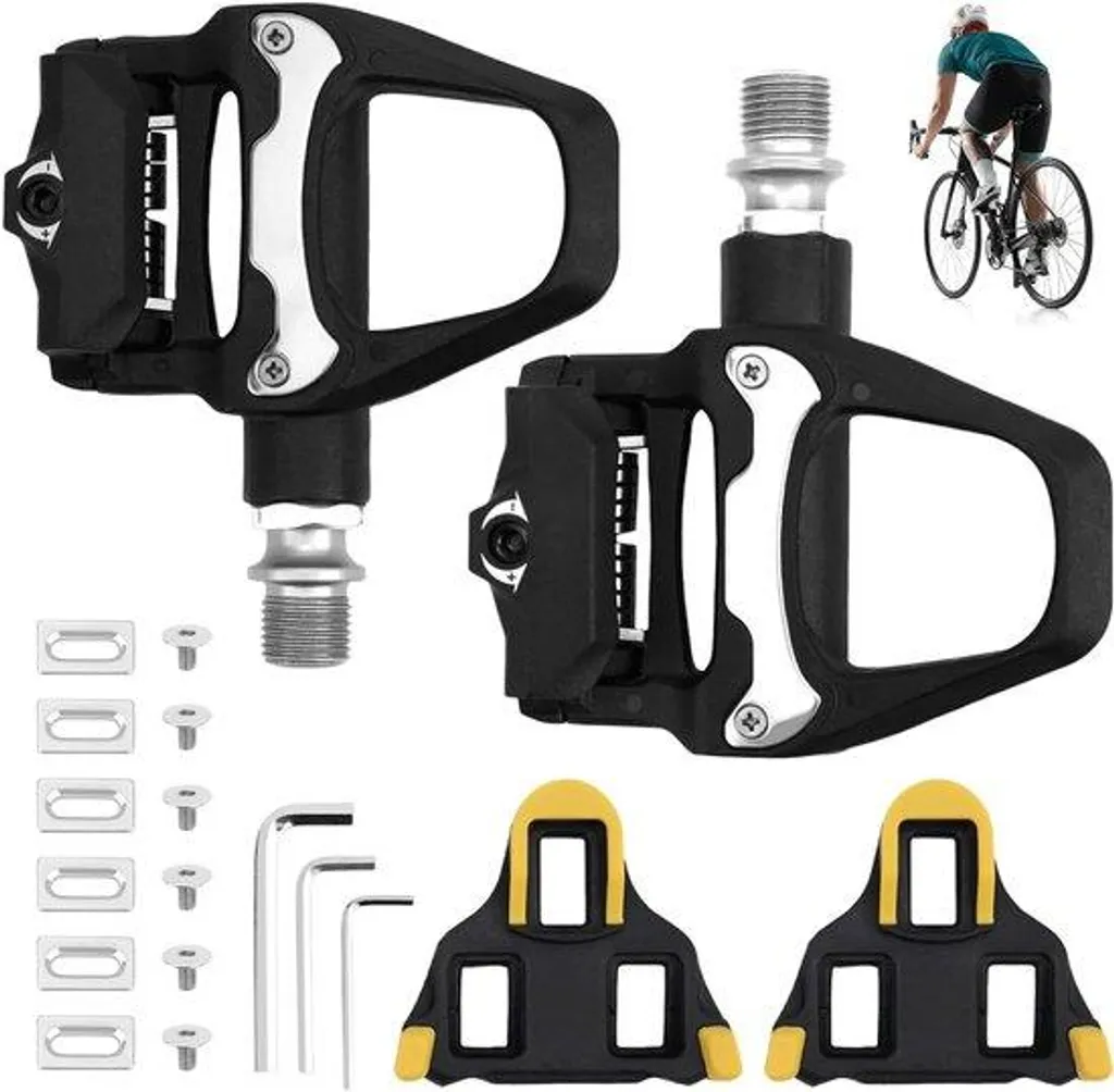 Pédales VTT automatiques pour cyclisme sur route et chemins escarpés
