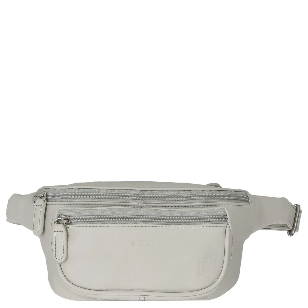 Sac banane Picard Luis Shark blanc en cuir de vachette haut de gamme - 5