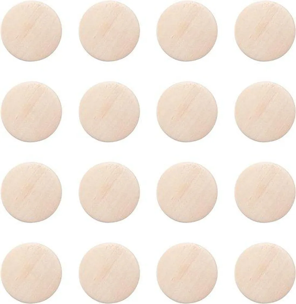 Perles DIY 25mm en Bois pour Décoration Maison et Accessoires Faits Main