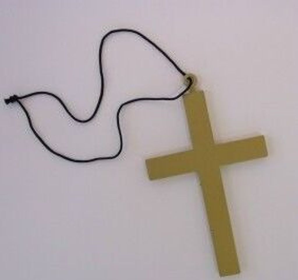 Mönchskreuz Kreuz Mönch Pater Priester Karneval Fasching Produktbild 