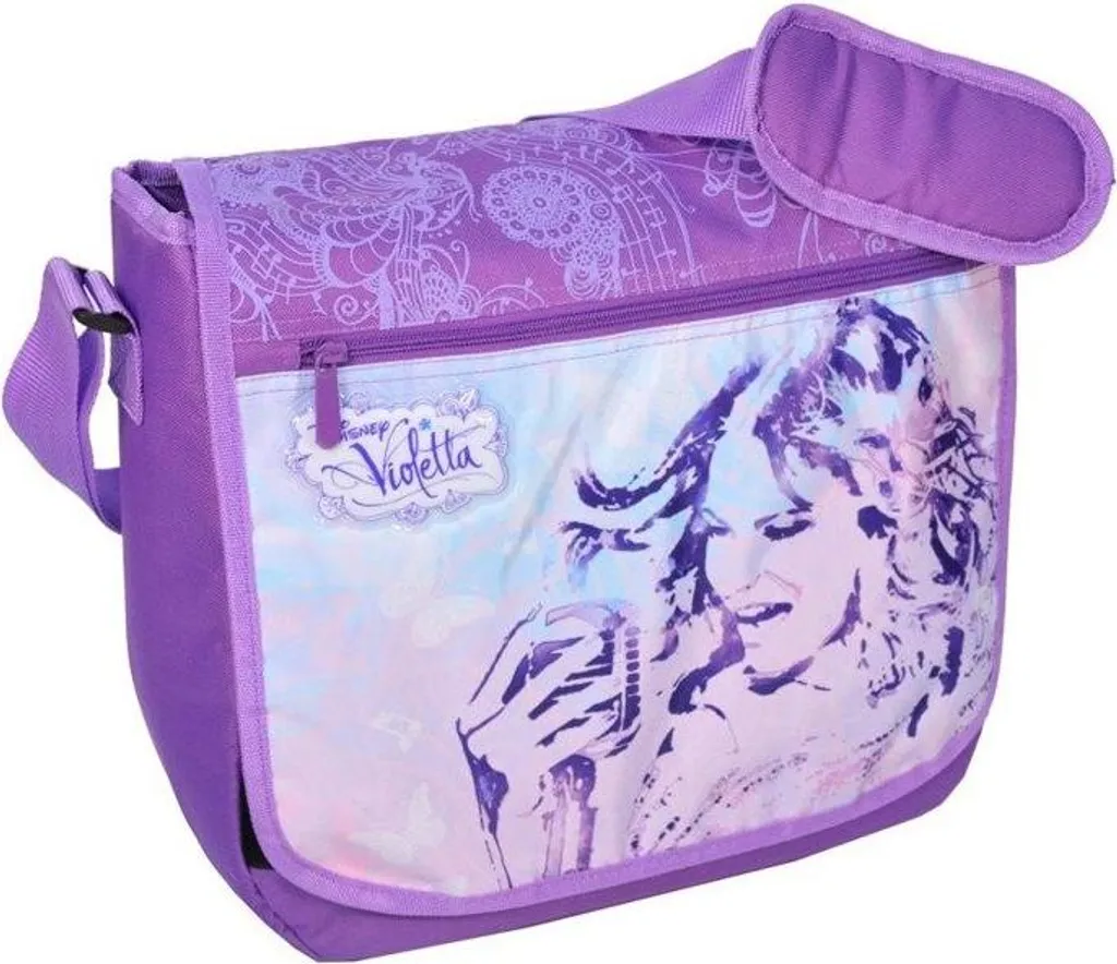 Cartella per ragazze, adatta per A4, viola - 2
