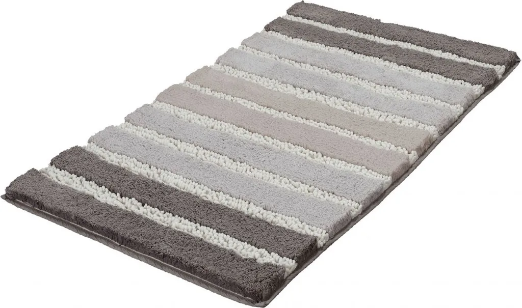 Tapis de Bain Anti-Glisse Kleine Wolke Phoenix Gris Argenté 60x100 cm