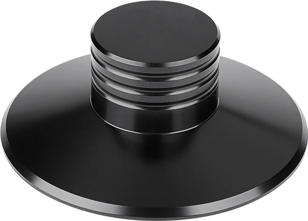 Morsetto Stabilizzatore LP Nero | Peso per Giradischi in Metallo Nuovo