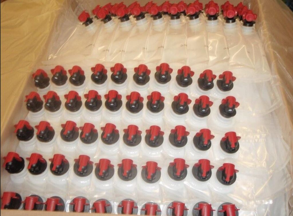 Bag-in-Box Beutel 3 Liter mit Zapfhahn – 50 Stück – Wein- & Produktbild 