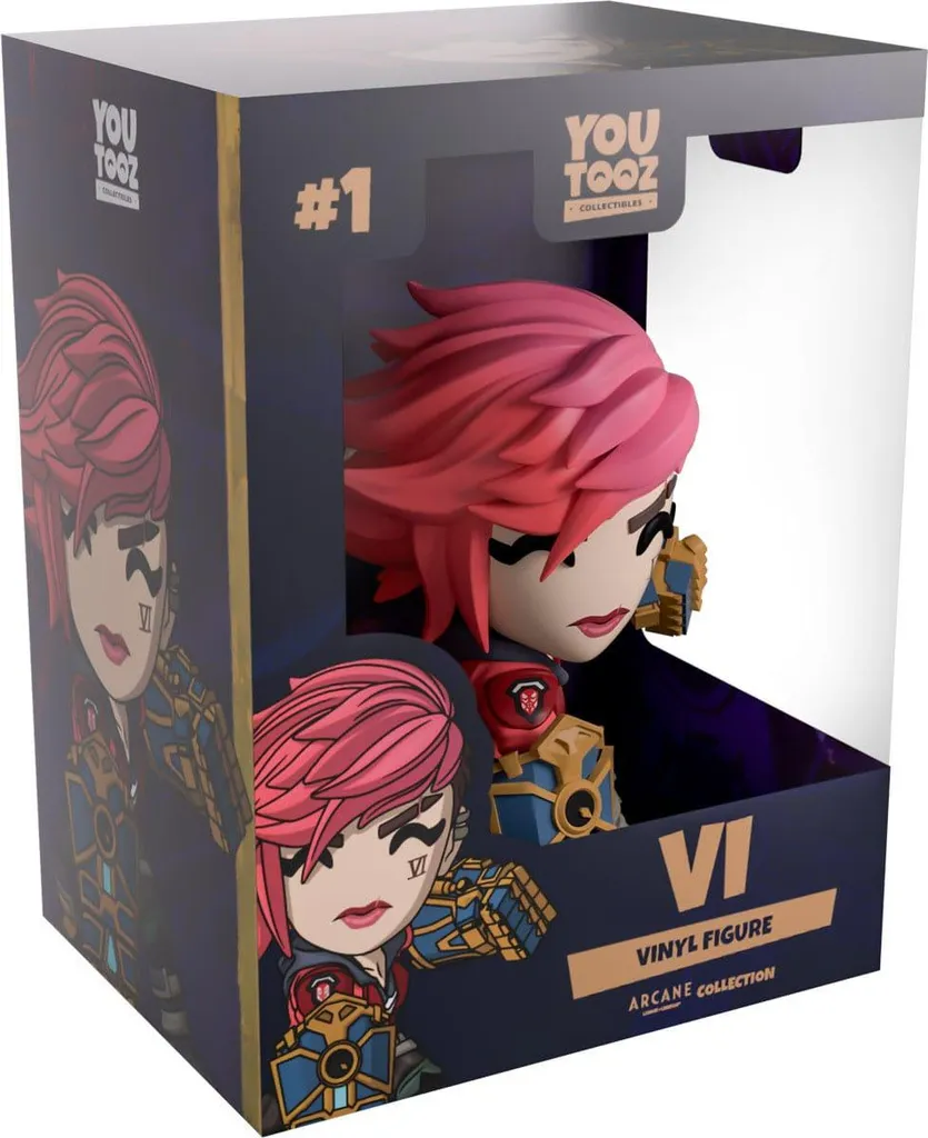 Figurine pop en vinyle Vi issue d'Arcane - Mini statuette décorative - 6