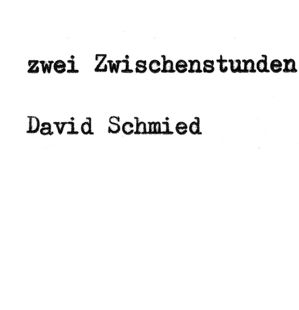 zwei Zwischenstunden