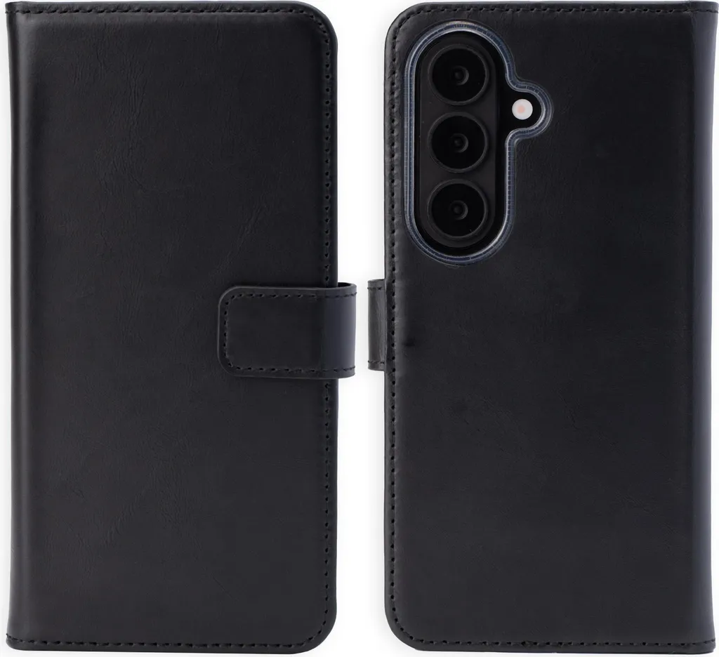 Selencia Custodia in vera pelle per Samsung Galaxy S26 Plus - Nero