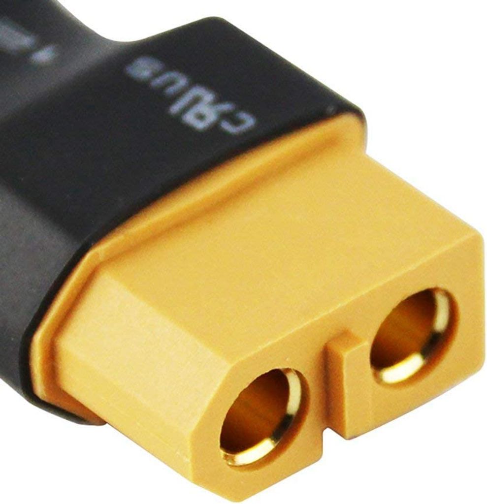 4 ks adaptér XT60 samica na EC5 samec bez kábla pre RC LiPo Obrázok produktu 2