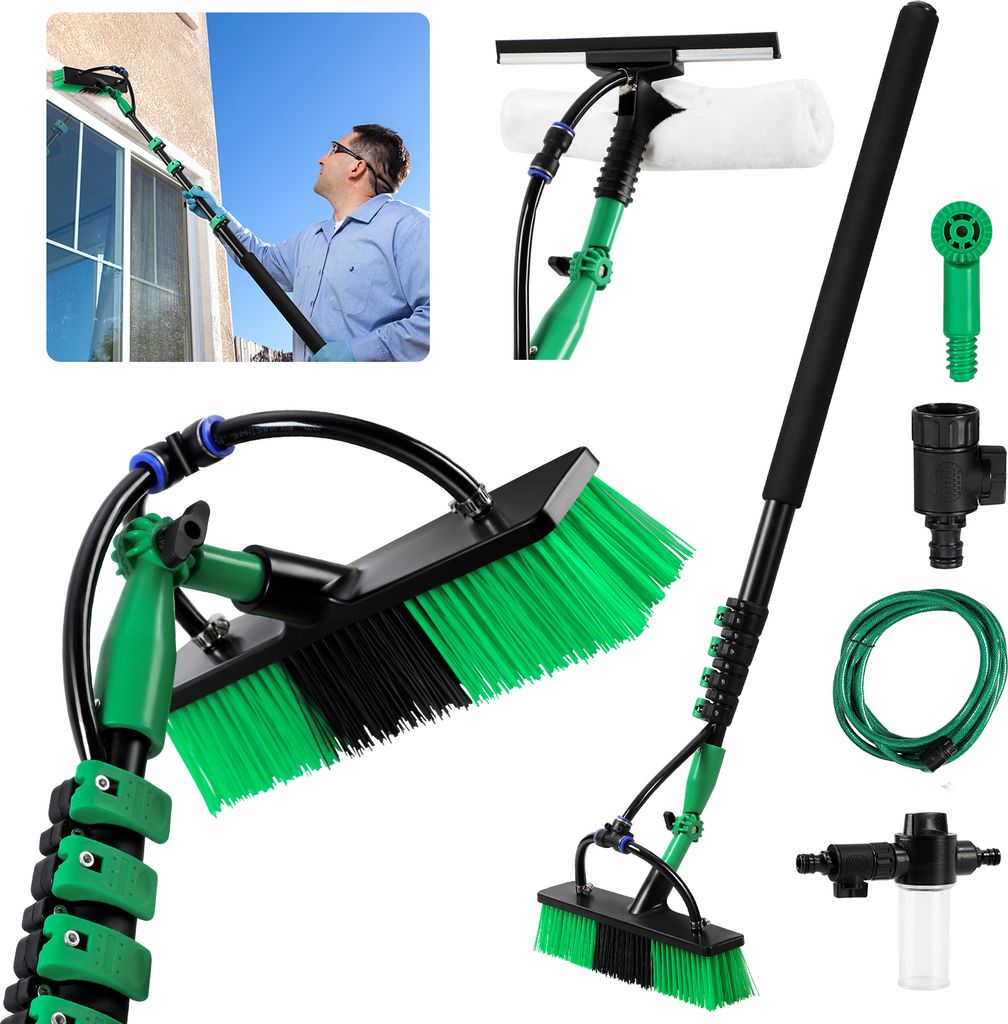 Brosse de lavage Aopunly Balai à manche télescopique avec Image du produit 