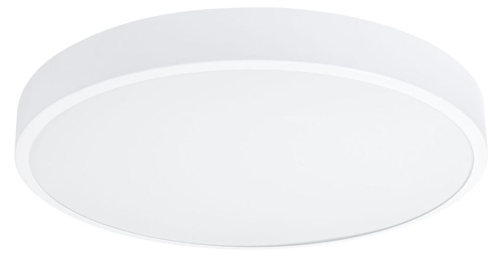 LED Deckenleuchte Aluminium 3000 K warmweiß 5177 lm Ø 60 cm rund Weiß Modern