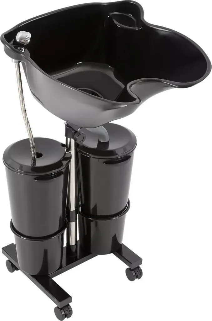 Lavabo portable coiffure pour éviter les douleurs cervicales noir