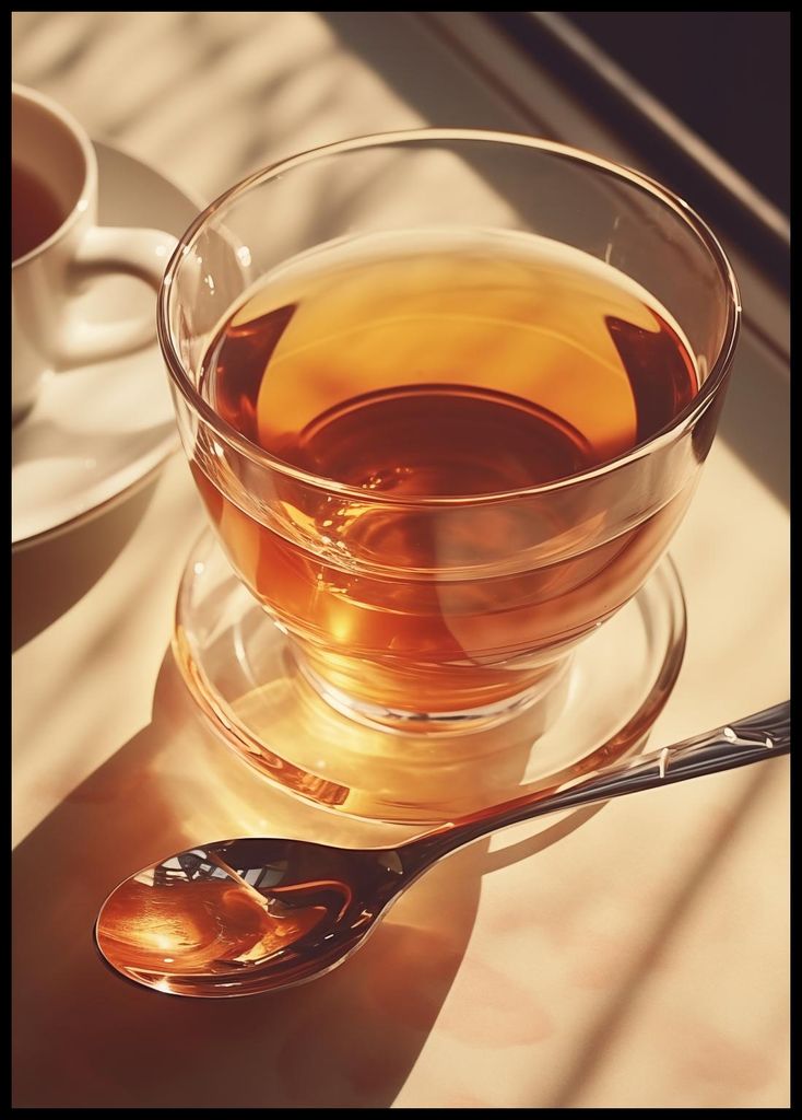 Plakat 67,5x95cm Goldene Stunde Tee