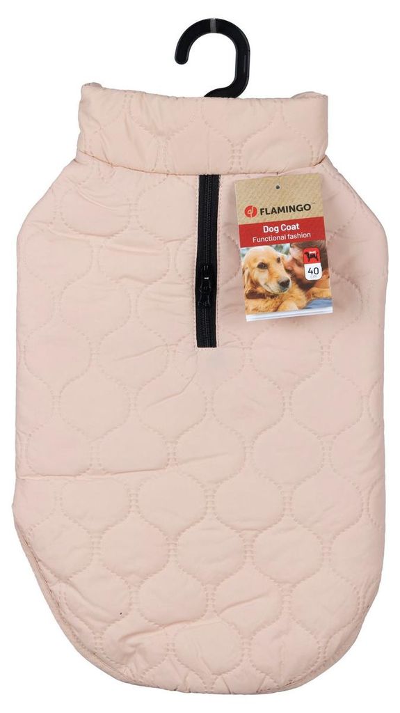 Flamingo Hundemantel Tosca rosa, Rückenlänge: 40 cm