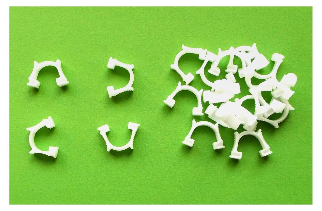 Universal Endfeststeller für Gardinenschienen aus Holz, Kunststoff oder Aluminium