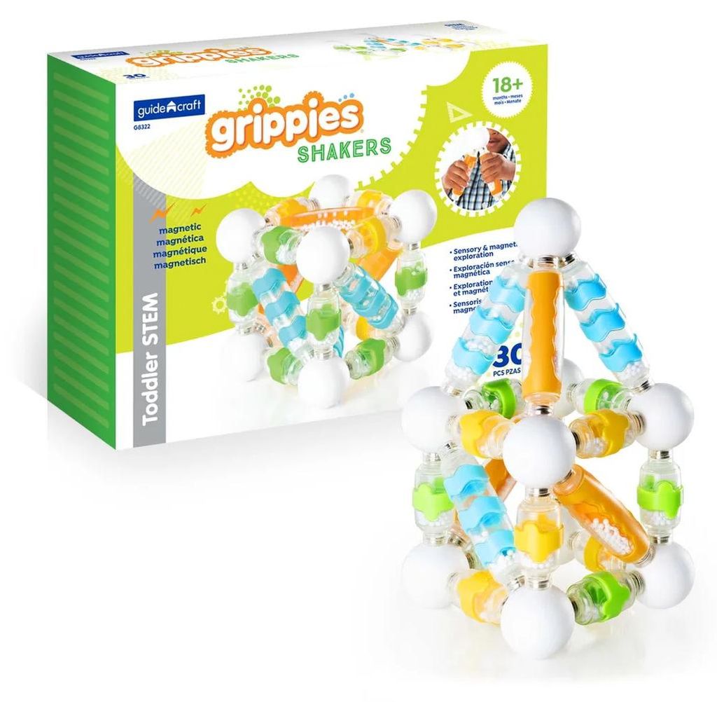 Guidecraft magnetisches Spielzeug Grippies shakers - pädagogisches Konstruktionsspielzeug