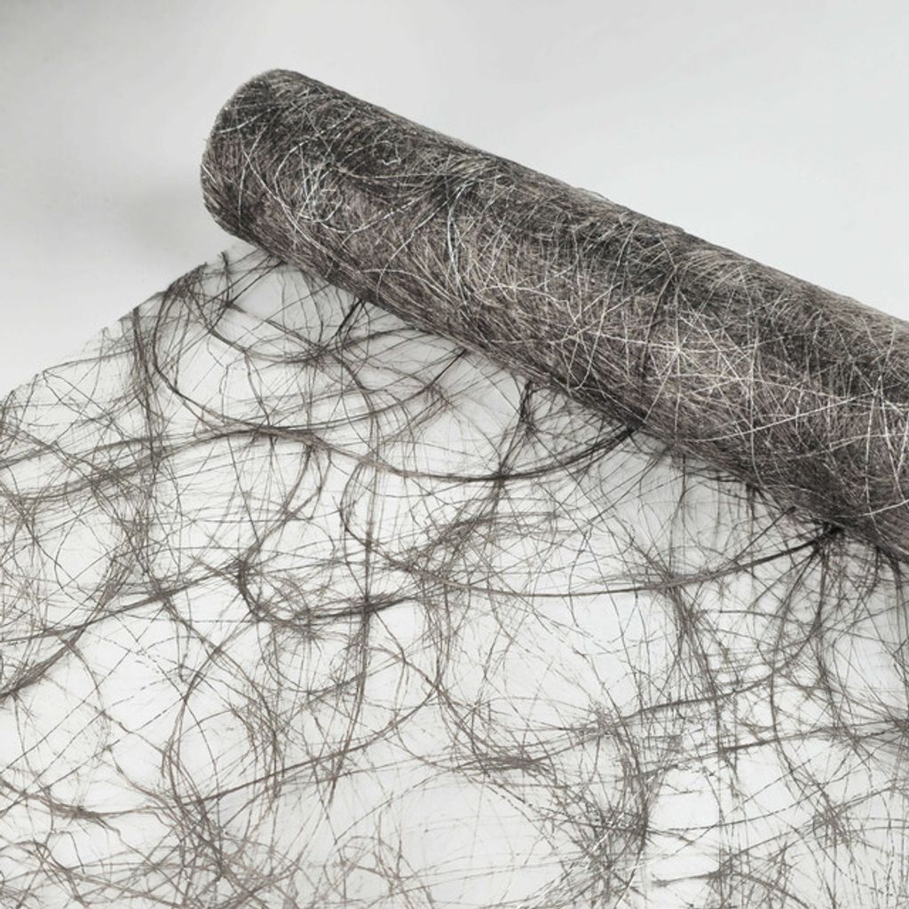 DecoHomeTextil Sizoweb Tischläufer Tischband Nachbildungation Nachbildung Breite 30 cm Rollenlänge und Farbe wählbar Deluxe Taupe Grau 30 cm ...