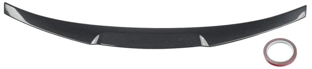 Optimisez la stabilité avec ce spoiler arrière ABS noir design sport