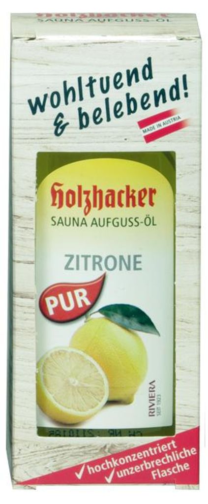 Olio da infusione HolzHacker al limone 75 ml per sauna Immagine del prodotto 