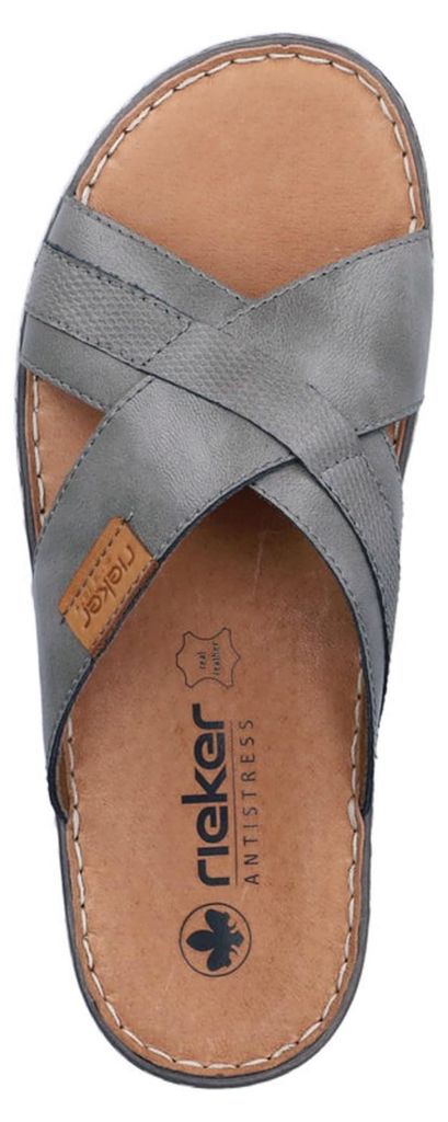 Rieker Herren Pantolette aus beschichtetem Leder mit Produktbild 