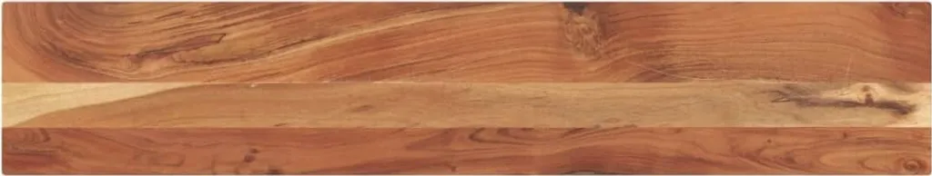 Piano Tavolo 180x30x2,5 cm in Legno Massello di Acacia - Top Rettangolare