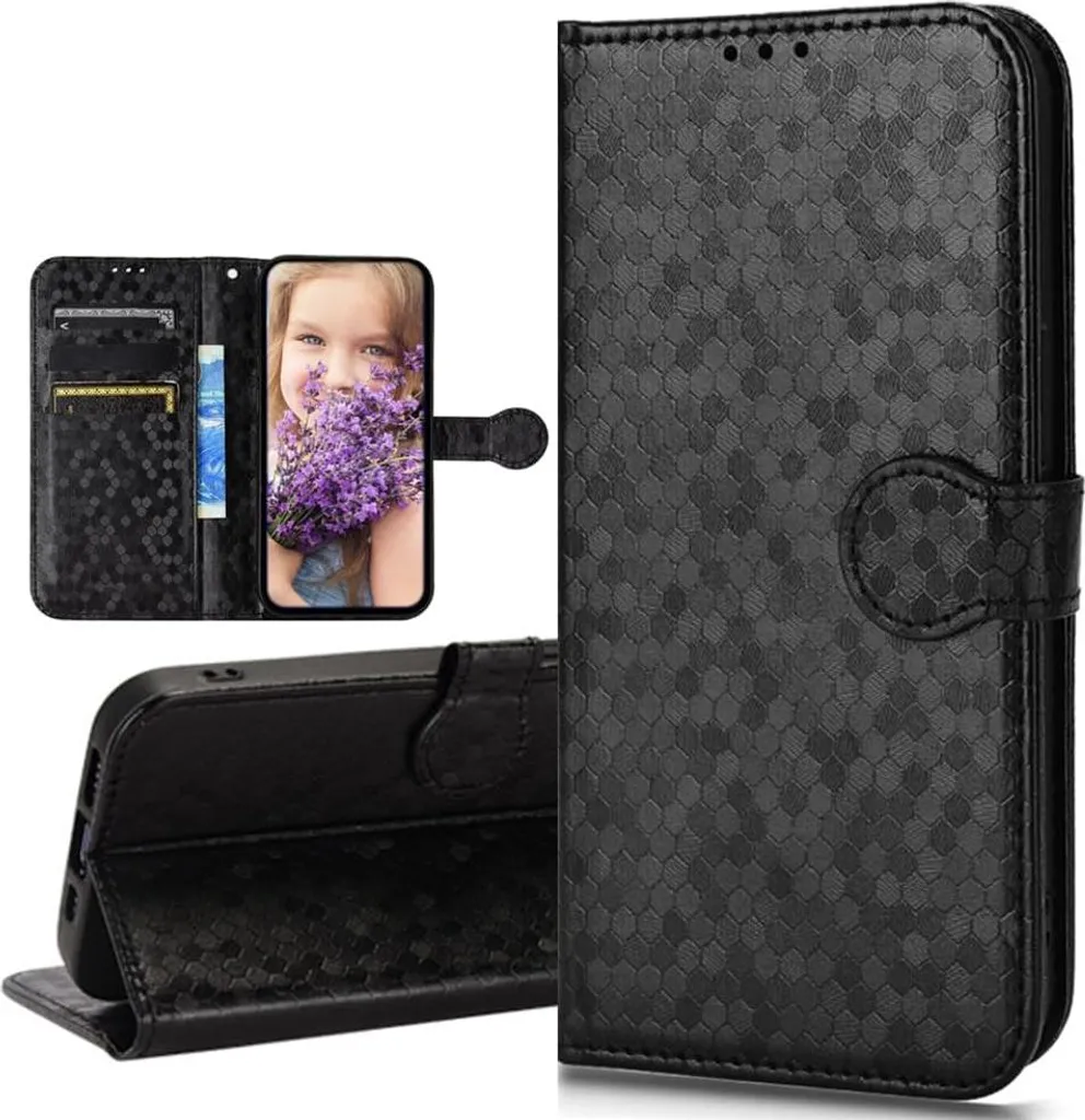 Custodia a Libro Oppo Reno 11F 5G - Trama Diamante Anti-Graffio