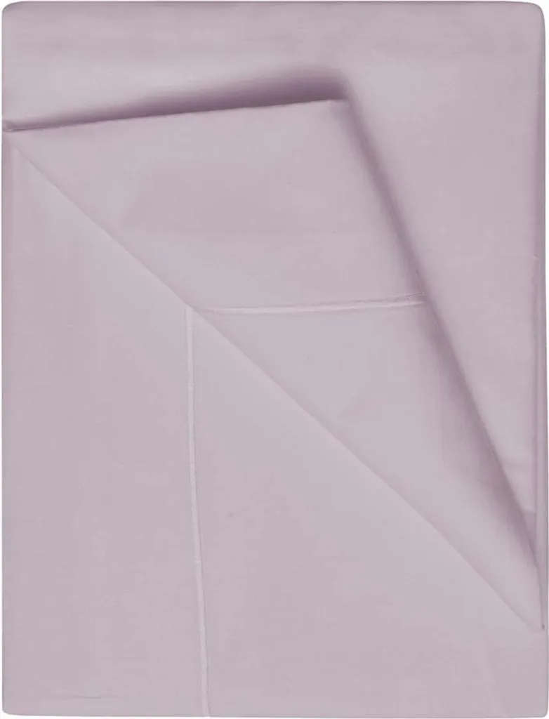 Drap plat mûrier coton égyptien 400 fils pour lit simple confortable