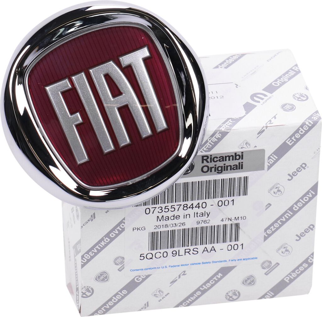 Original Fiat Emblem Logo Plakette Kühlergrill Punto Evo Produktbild 