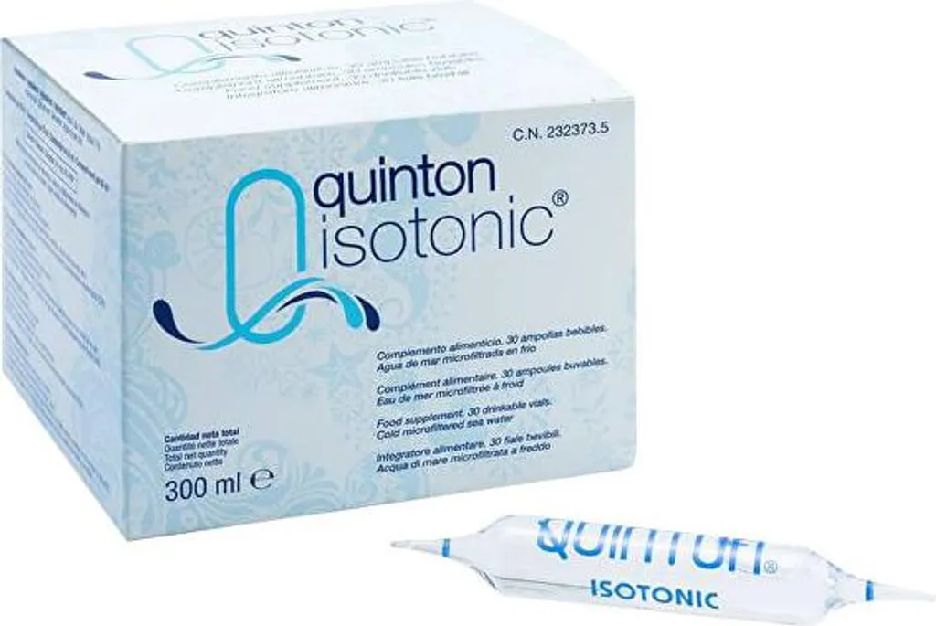 Ampoules Quinton isotoniques : minéraux marins biodisponibles 30x10ml