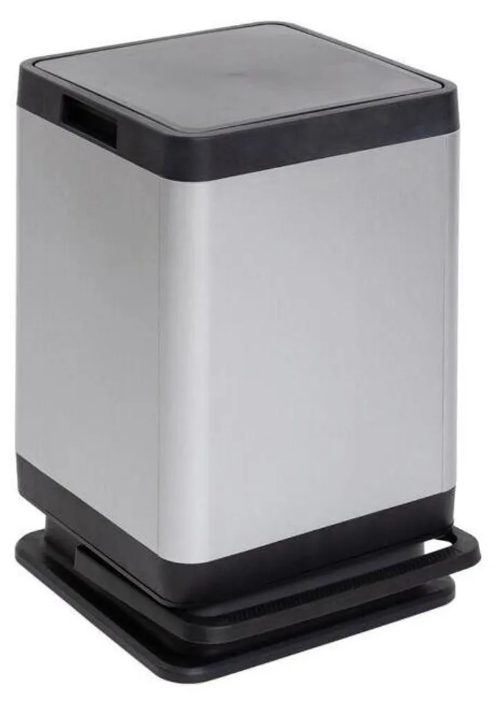 Poubelle 60 Litres Design Aluminium et Noir DEA HOME Tokyo Haut de Gamme