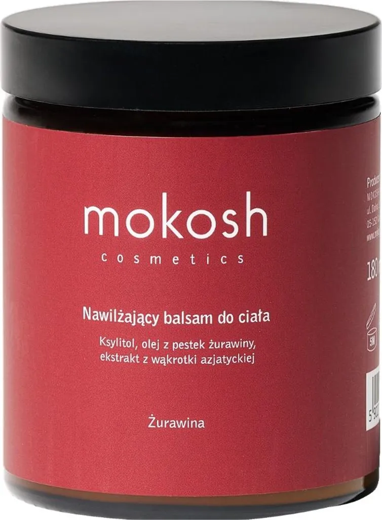 MOKOSH Baume à la Canneberge 180 ml - Beurre Corporel Antioxydant et Riche