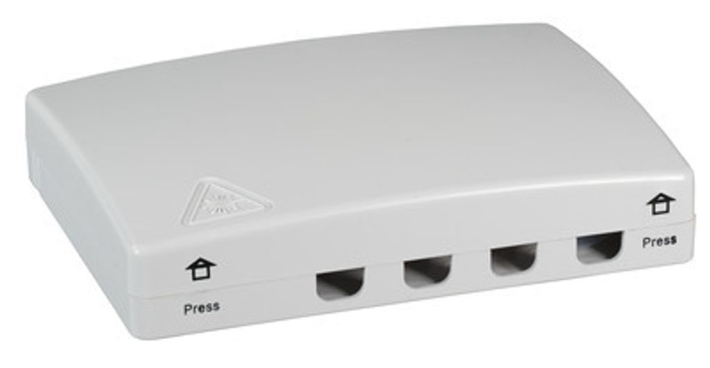 EFB-Elektronik FTTH Indoor Anschlussbox für 4Fasern, Produktbild 