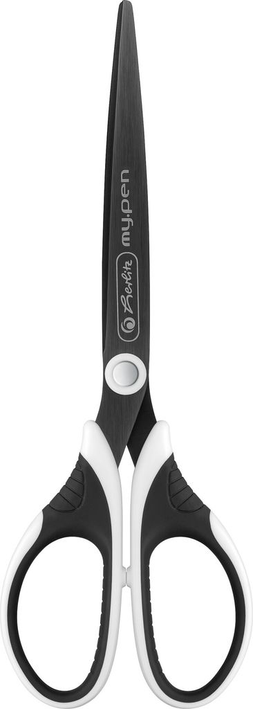 Herlitz Schere my.pen linksh. schwarz/weiß Immagine del prodotto 