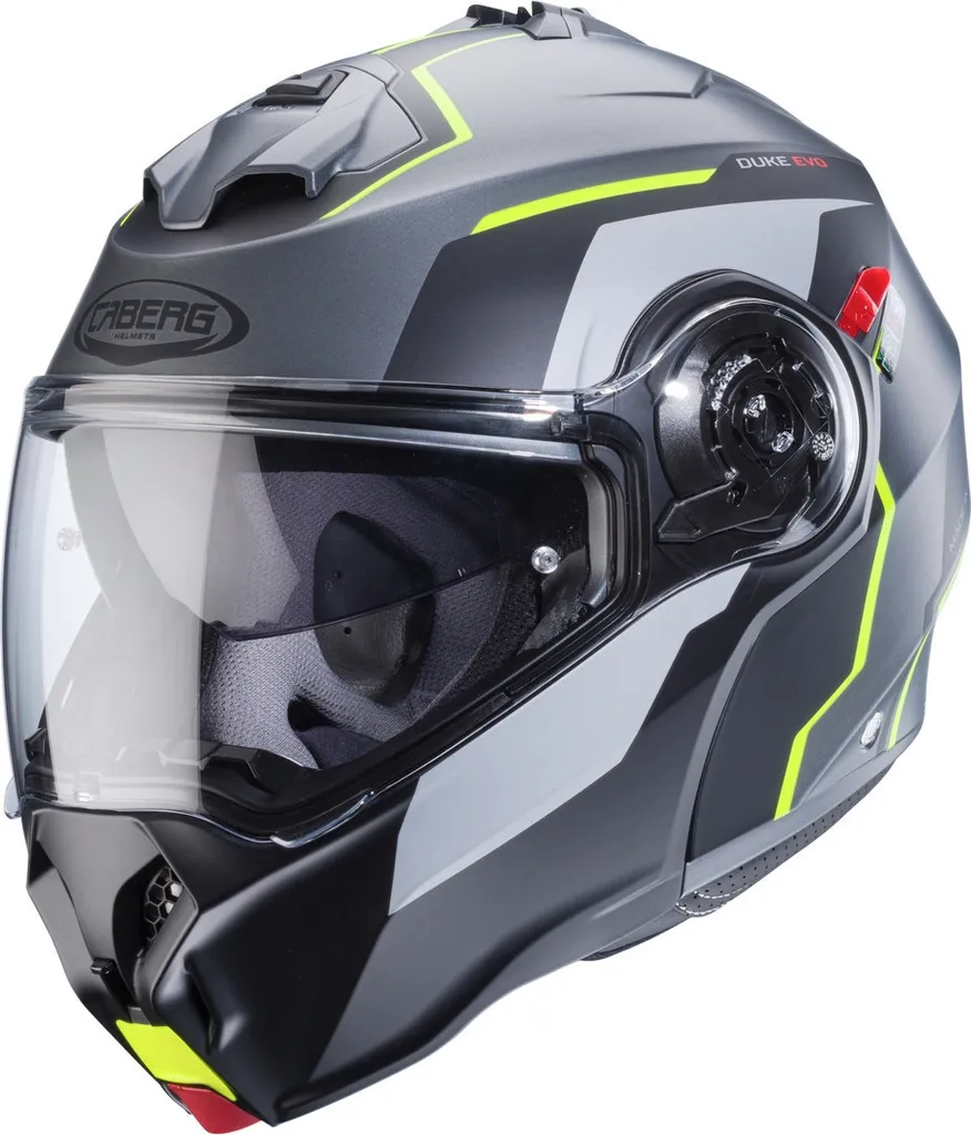 Casque moto modulable Caberg Duke Evo Move - Protection et Style Jaune XL