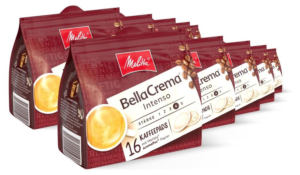 Melitta BellaCrema Intenso Pads, Kaffeepads für Produktbild 