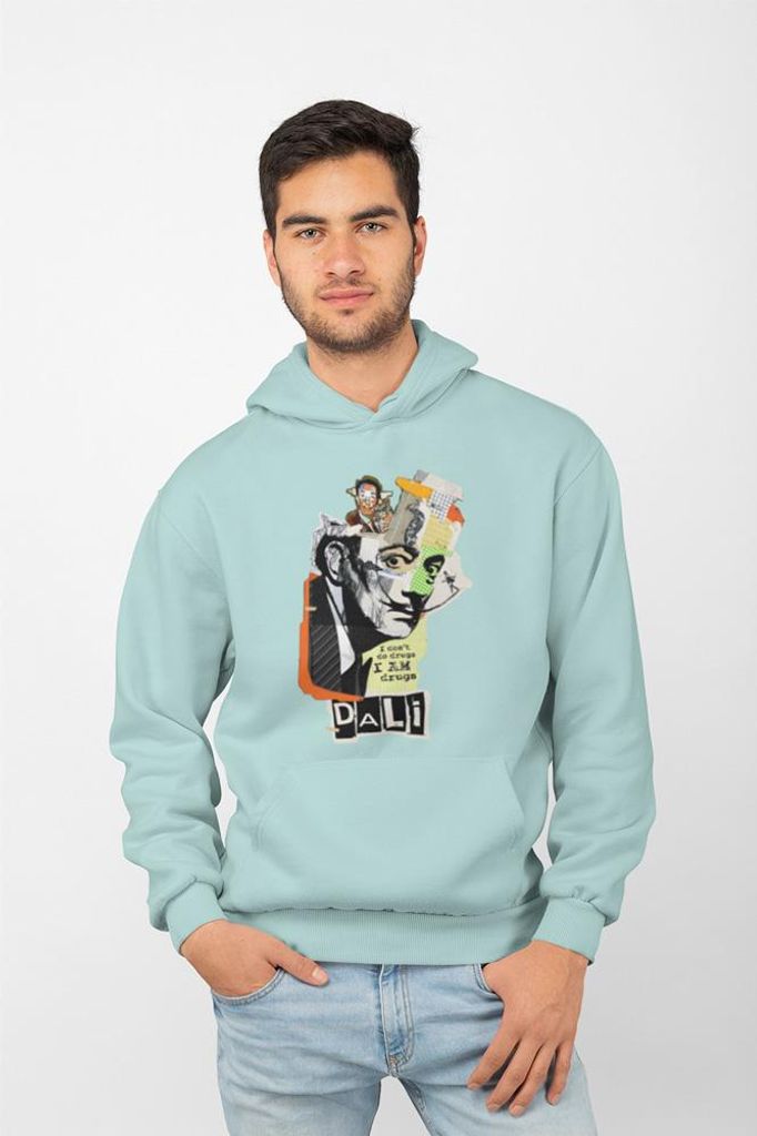 D&B Uni Hoodie EB00021 Dali MintGrün-Größe L