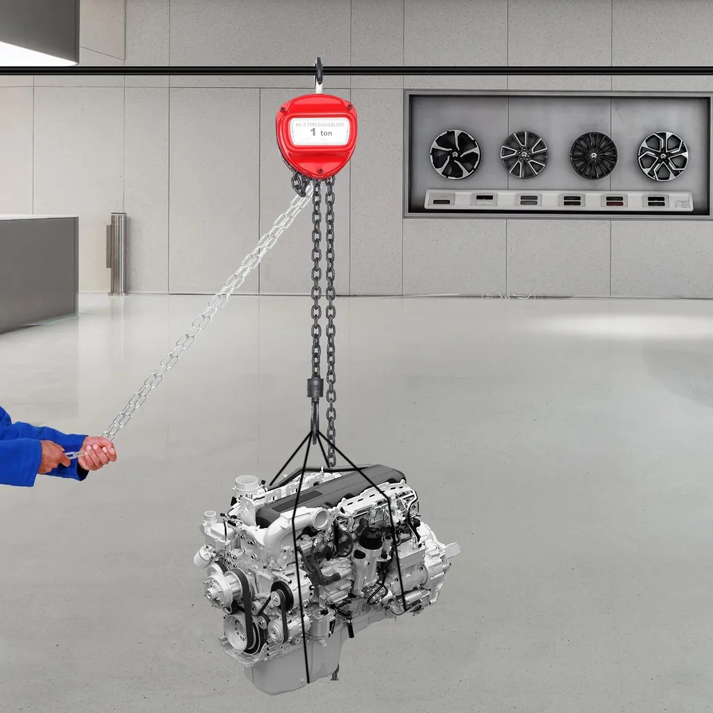 Paranco a Catena 1 Ton 6m G80 - Sollevamento Verticale Professionale - 5