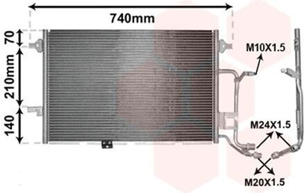 VAN WEZEL 03005137 - OE 4B0260403AA Klimakondensator für A6 (4B)