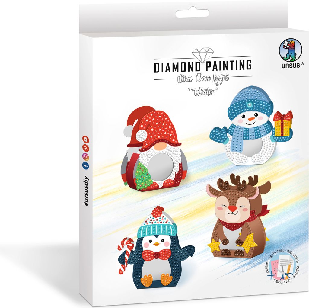 URSUS Diamond Painting Mini Deco Lights "WINTER"