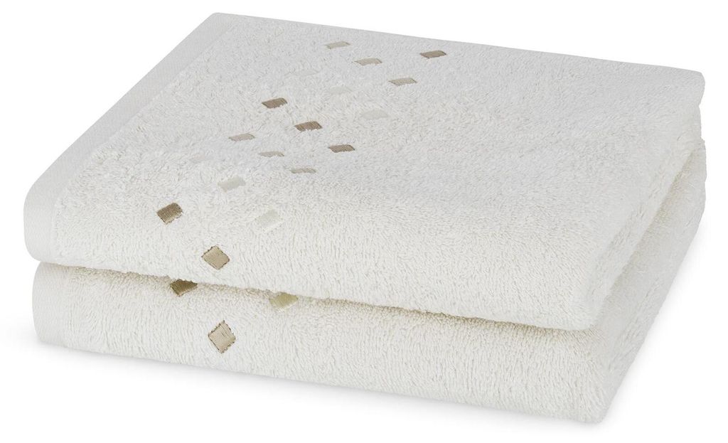 Ross Walk-Frottier Handtücher Stoneline Handtuch 50x100 cm natur