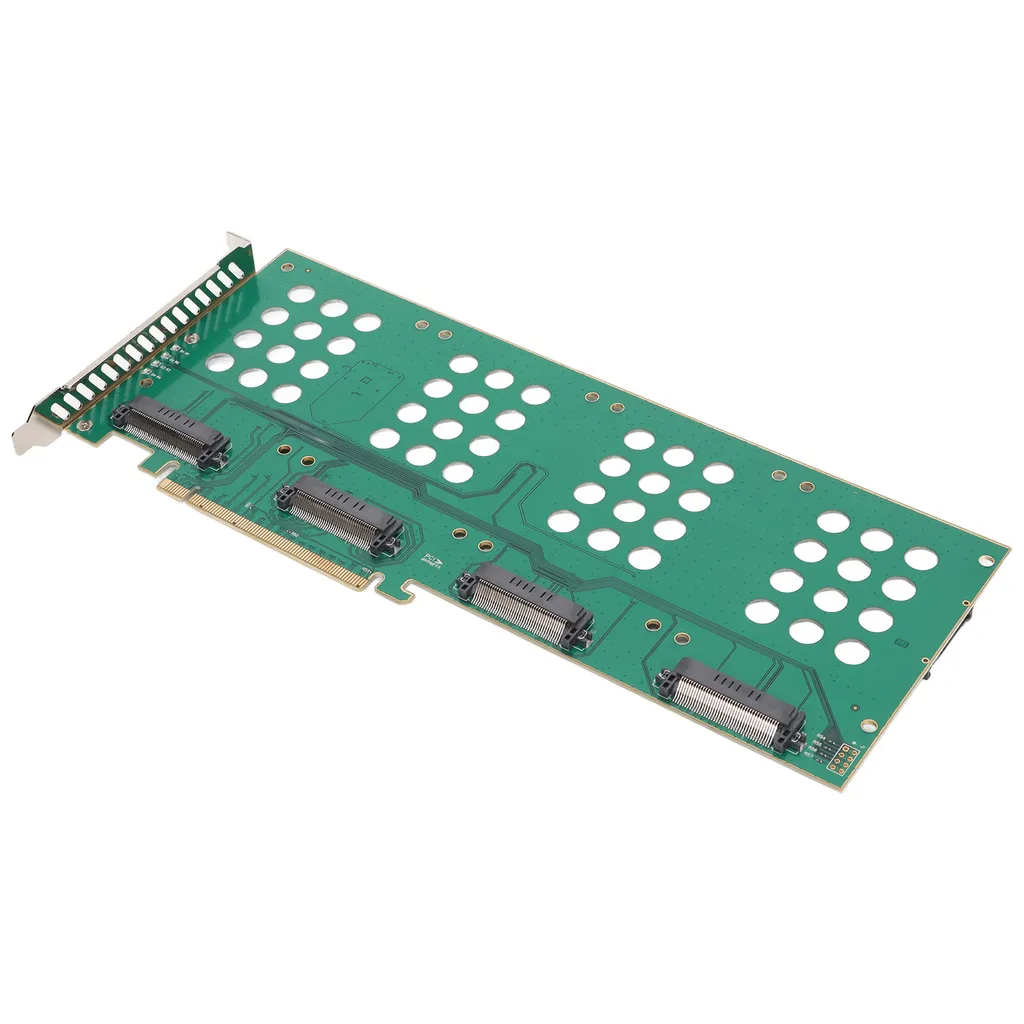 Carte Riser M.2 NVMe vers PCIe x16 pour Configuration RAID Disk Array