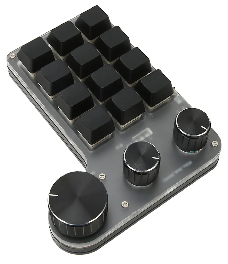 Clavier multifonctionnel de jeu et bureau 12 touches pour raccourcis PC