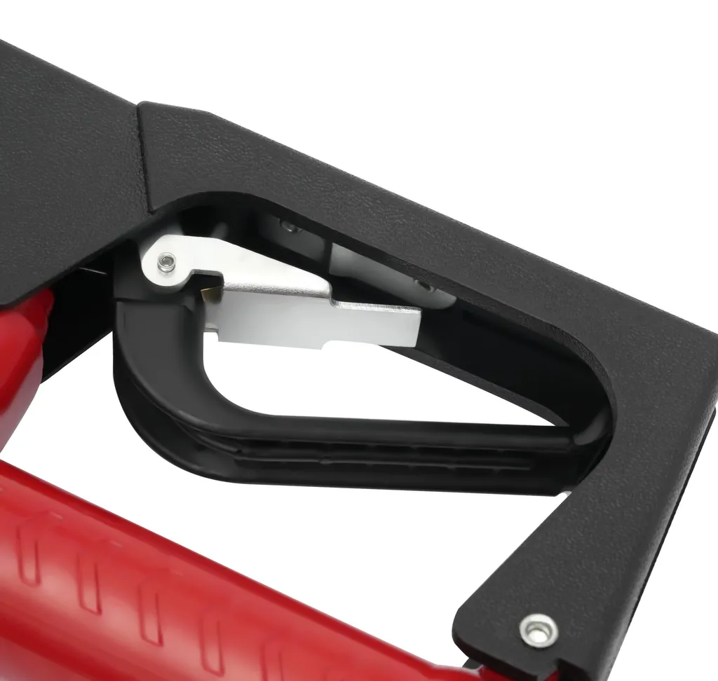 Pistolet de distribution à écran digital rouge pour débit haute capacité