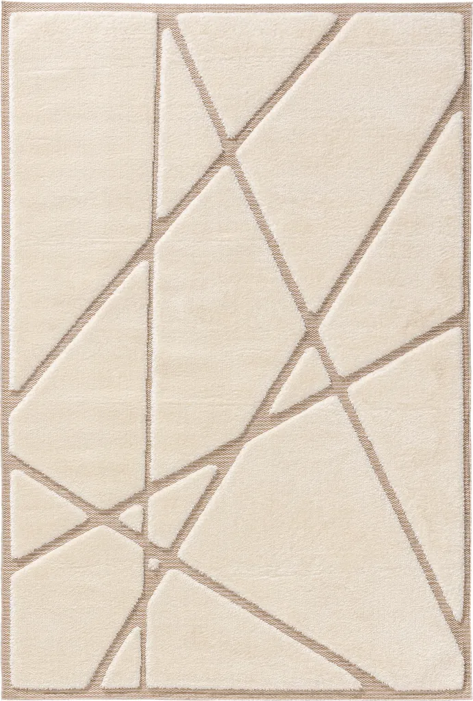Interiyou Tapis Verona Cream Beige A3 120x170 cm - Tapis de Salon Chic