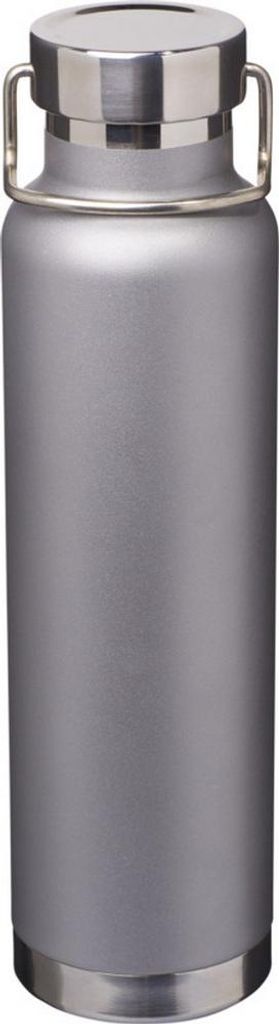 Floso - Isolierte Wasserflasche "Thor", Recycelter Edelstahl, 650ml PF4765 (Einheitsgröße) (Grau)