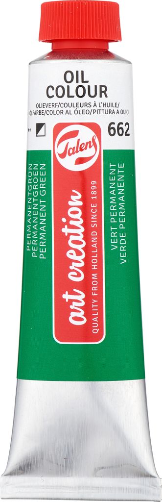 Talens Art Creation Öl Farbe Tube 40ml Permanent Grün 662