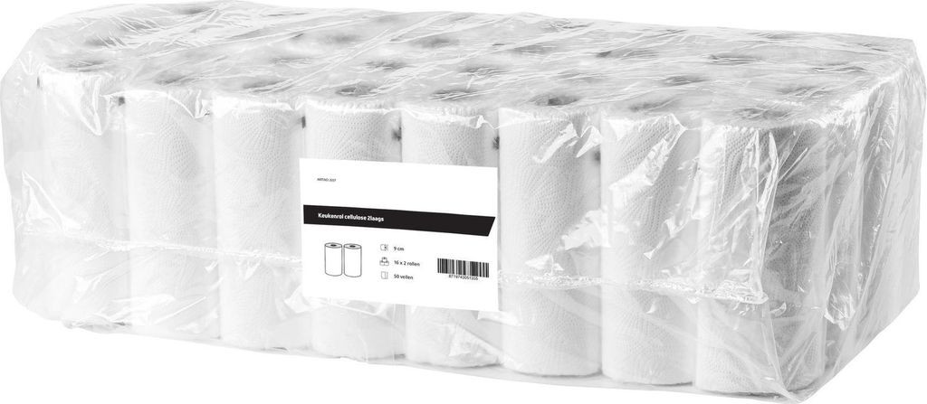 Küchenrollen | Zellstoff | 2-lagig | a 50 Blatt | 32 Rollen