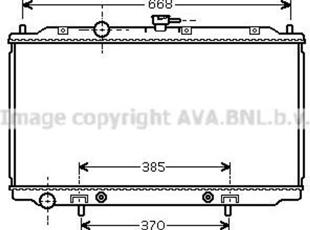 Éviter la surchauffe Nissan Almera Primera : Radiateur OE 21460AV700